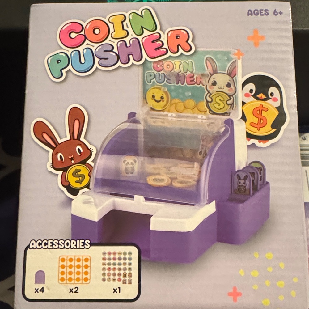 Coin Pusher Toy - Purple - Picture 2 of 3